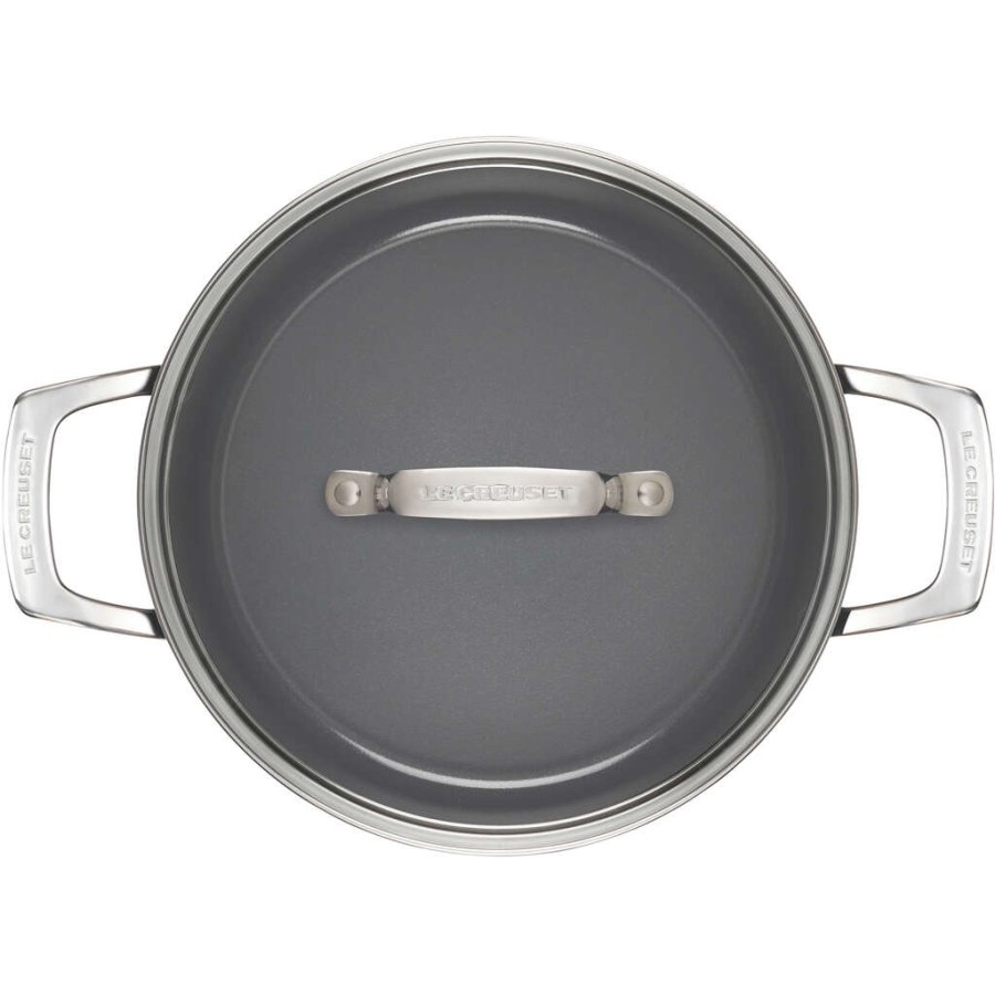 Le Creuset Essential Gryde m. Keramisk Belgning 24 cm/6 L, Sort