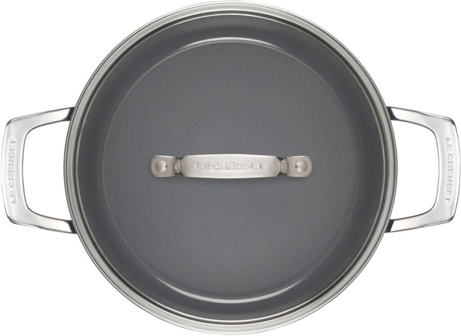 Le Creuset Essential Gryde m. Keramisk Belgning 24 cm/6 L, Sort