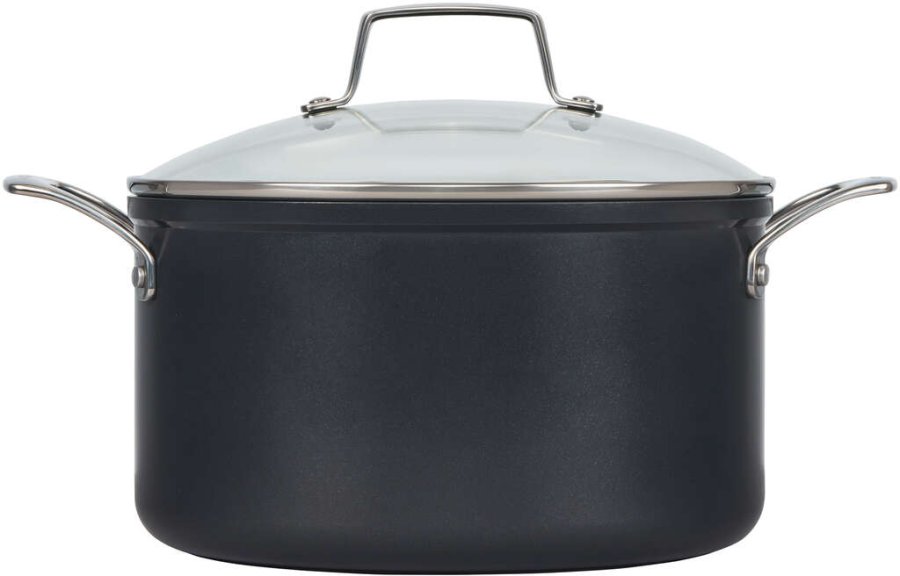 Le Creuset Essential Gryde m. Keramisk Belgning 24 cm/6 L, Sort