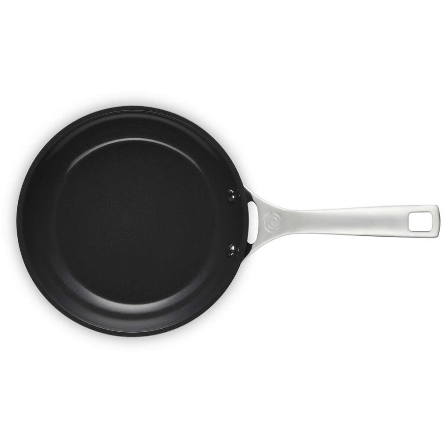 Le Creuset Essential Stegepande m. Keramisk Belgning 20 cm, Sort