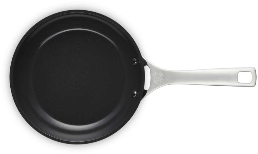 Le Creuset Essential Stegepande m. Keramisk Belgning 20 cm, Sort