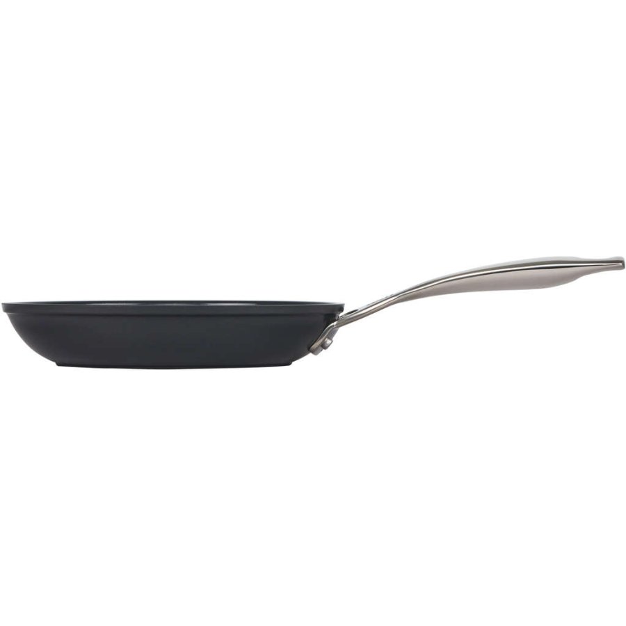 Le Creuset Essential Stegepande m. Keramisk Belgning 20 cm, Sort