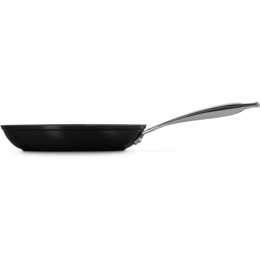 Le Creuset Essential Stegepande m. Keramisk Belgning 24 cm, Sort