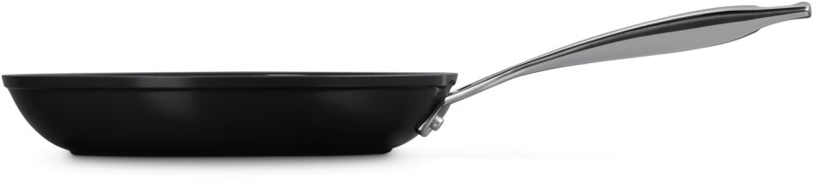 Le Creuset Essential Stegepande m. Keramisk Belgning 24 cm, Sort