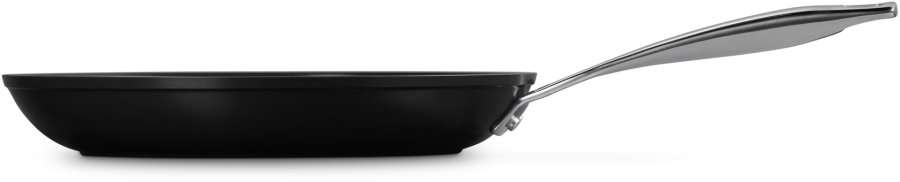 Le Creuset Essential Stegepande m. Keramisk Belgning 28 cm, Sort