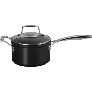 Le Creuset Essential Kasserolle m. Keramisk Non-stick Belgning 16 cm/1,9 L, Sort
