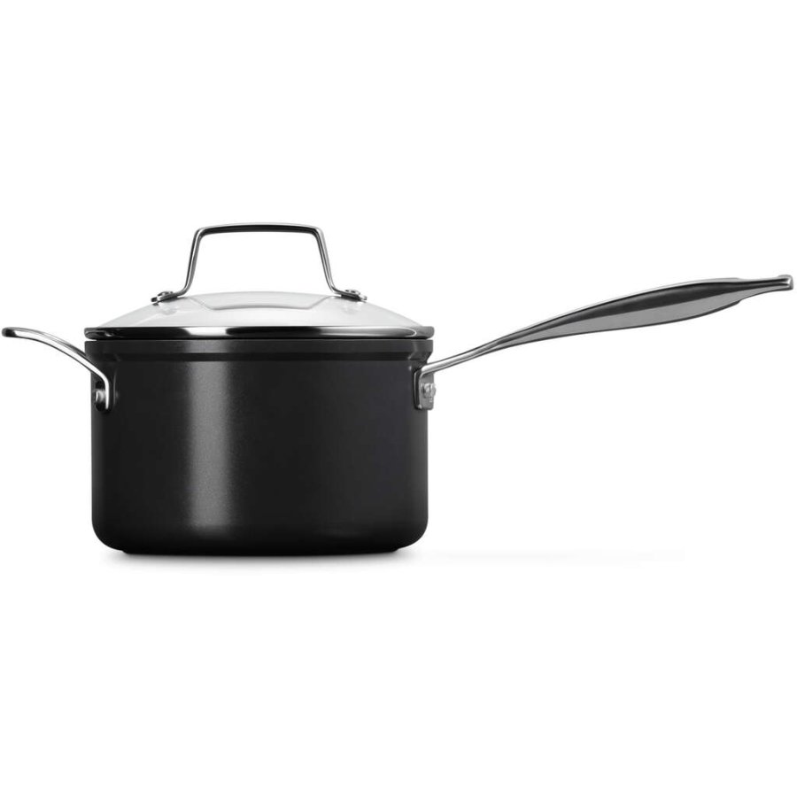 Le Creuset Essential Kasserolle m. Keramisk Belgning 18 cm/2,8 L, Sort