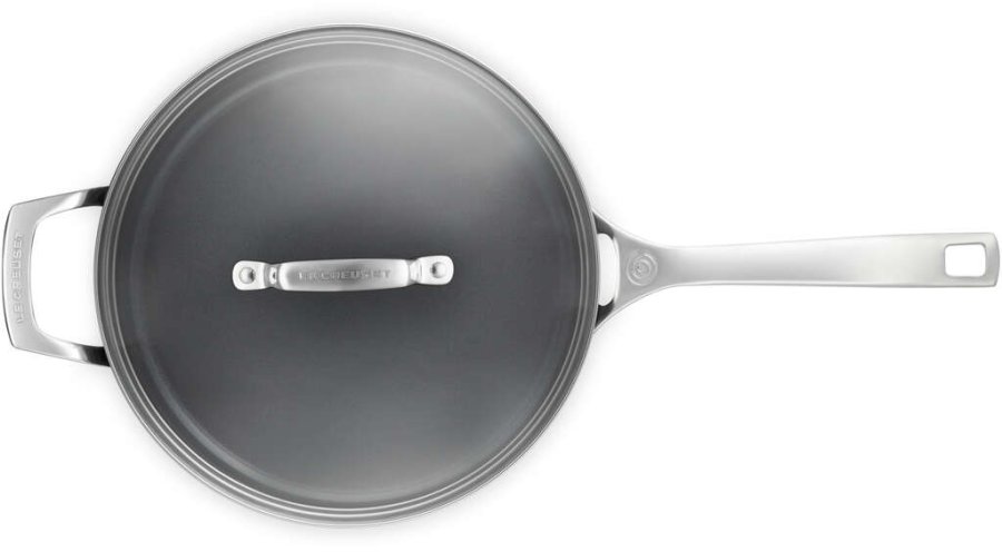 Le Creuset Essential Sauterpande m. Keramisk Belgning 26 cm, Sort