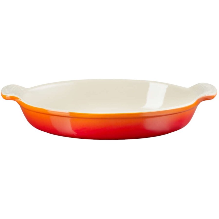 Le Creuset Herritage Ovalt Fad 28 cm, Volcanic