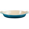 Le Creuset Herritage Ovalt Fad 28 cm, Deep Teal