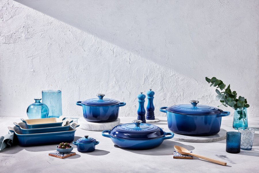 Le Creuset Heritage Fad 32 cm, Azure