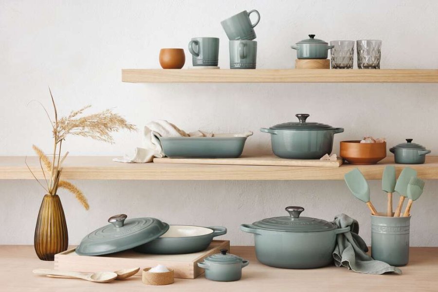 Le Creuset Heritage Fad 26 cm, Sea Salt