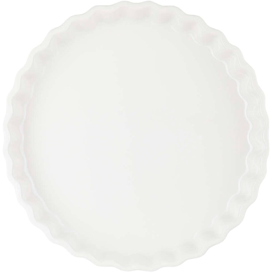 Le Creuset Heritage Trtefad 28 cm, White