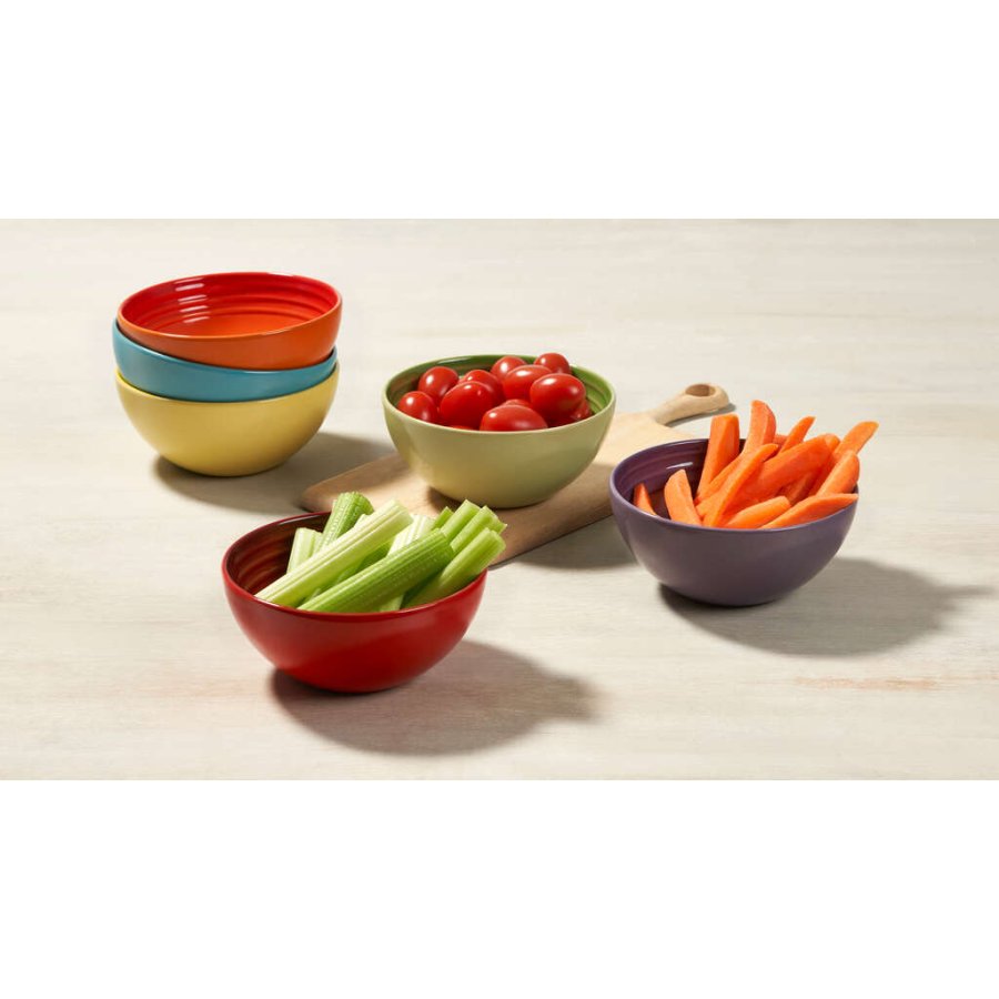 Le Creuset Rainbow Snackskl 6 stk. 12 cm, Rainbow