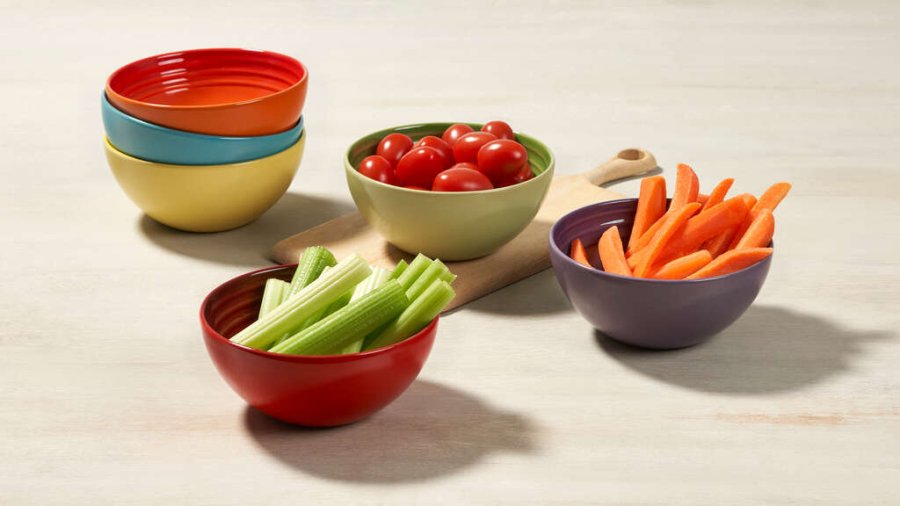 Le Creuset Rainbow Snackskl 6 stk. 12 cm, Rainbow