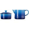 Le Creuset Signature Sukker- og Fldest, Azure