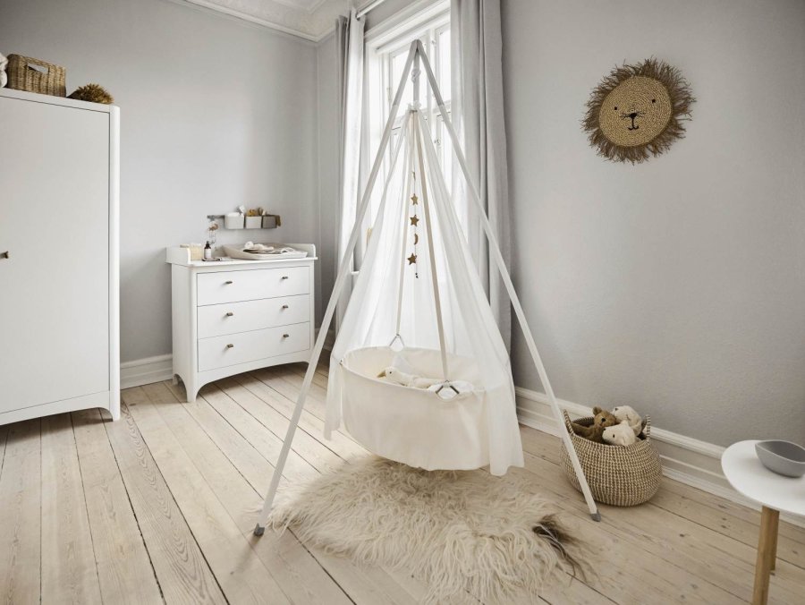 Leander Himmel til Classic Vugge 165 cm, Hvid