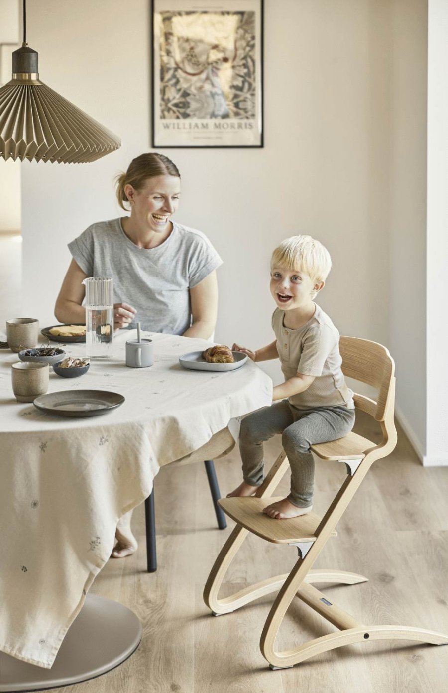 Leander Louie H�jstol u. B�jle H82 cm, Eg