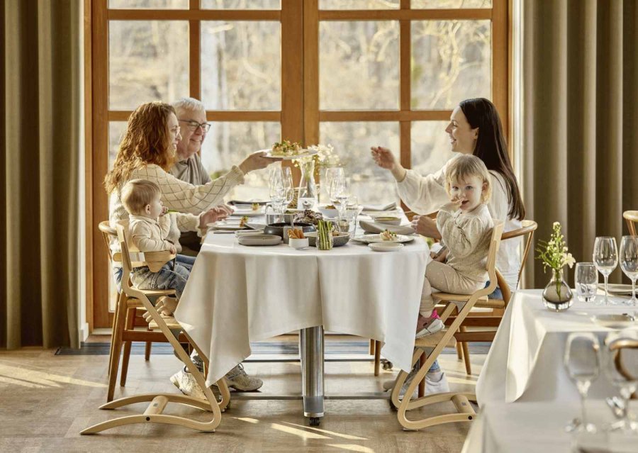 Leander Louie H�jstol u. B�jle H82 cm, B�g