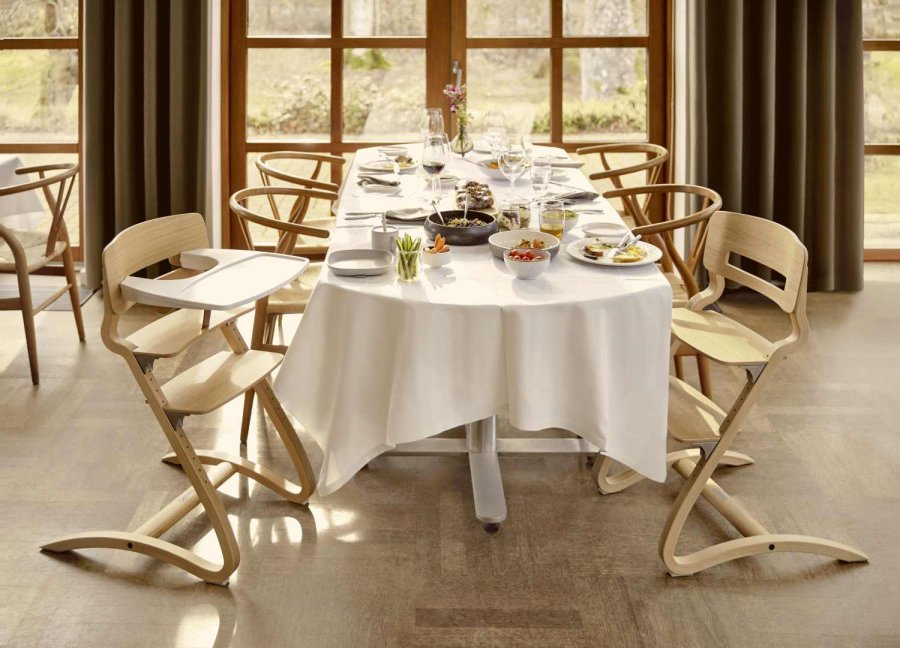 Leander Bakke til H�jstol, Hvid