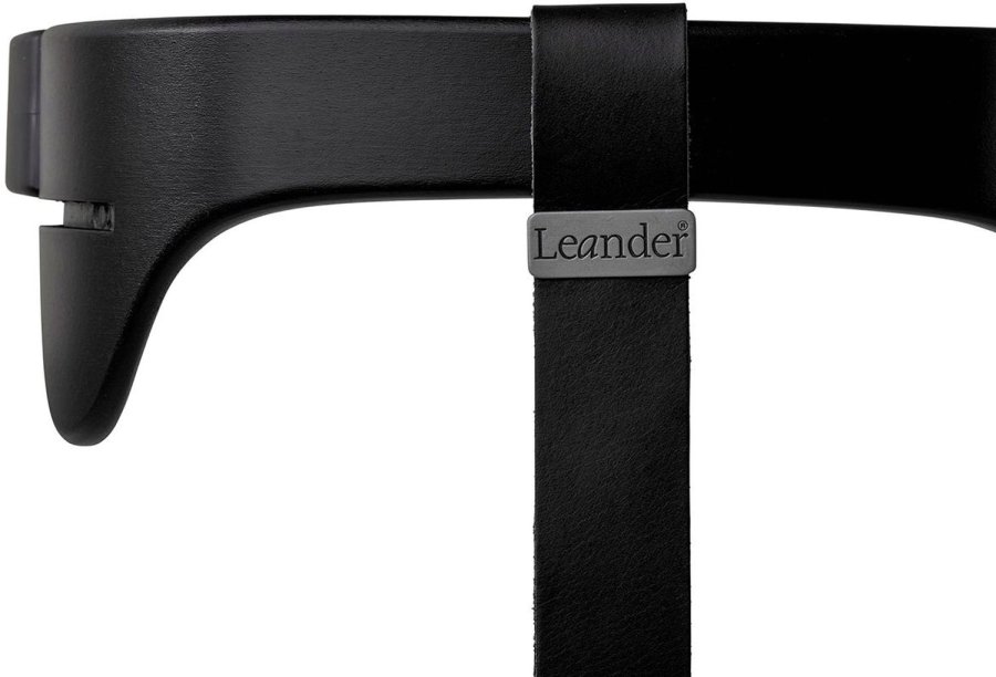 Leander L�derstrop til B�jle, Sort