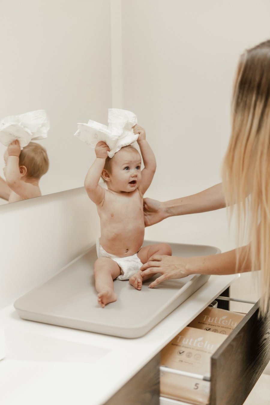 Leander Matty Puslepude 70x49 cm, Cappuccino