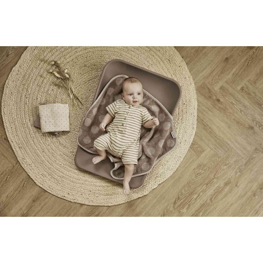 Leander Dots Topper til Puslepude, Mocca