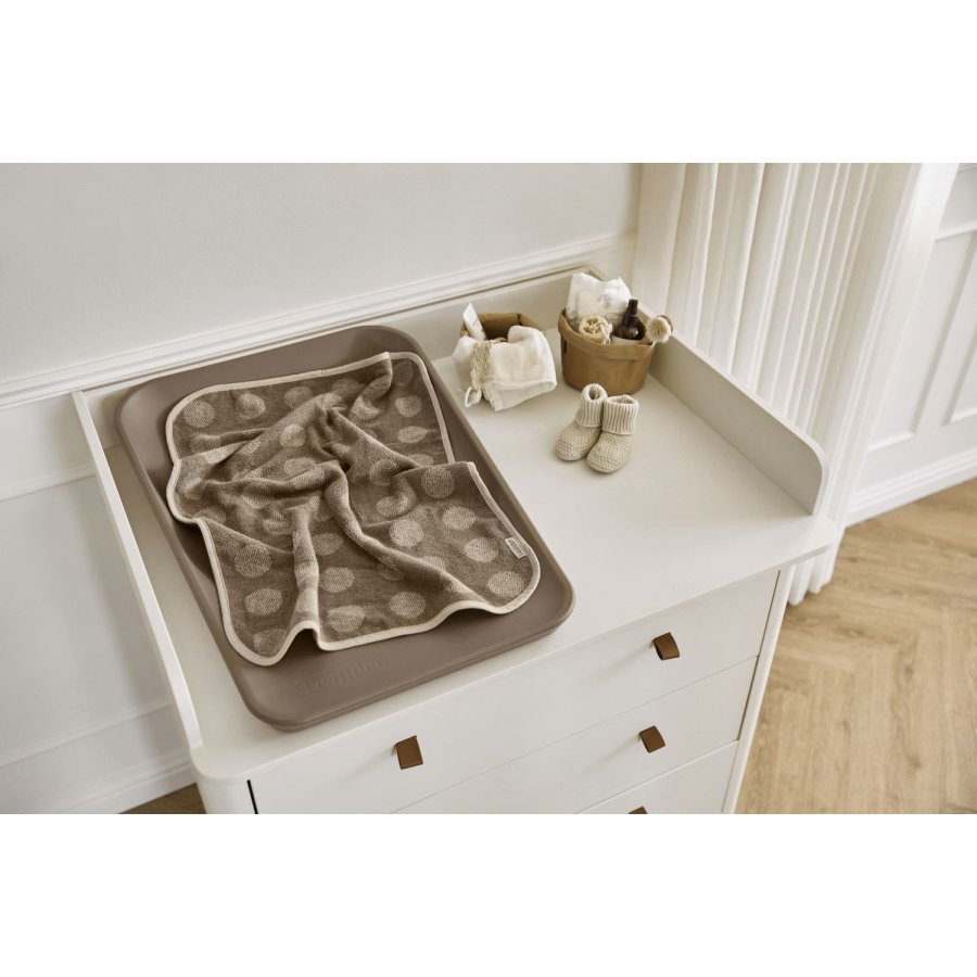 Leander Dots Topper til Puslepude, Mocca