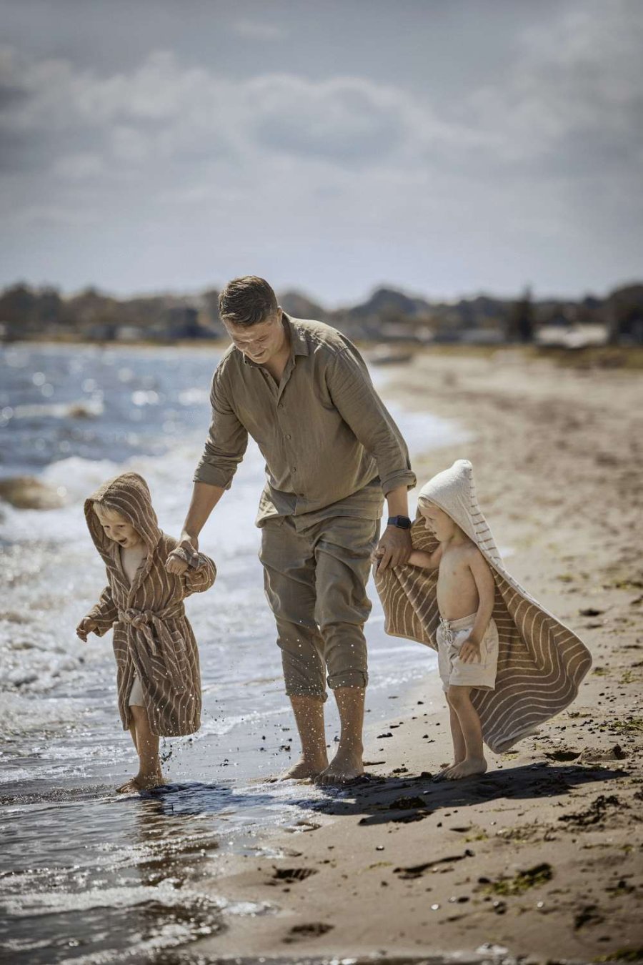 Leander Woodland Hoodie 80x80 cm, Cappuccino