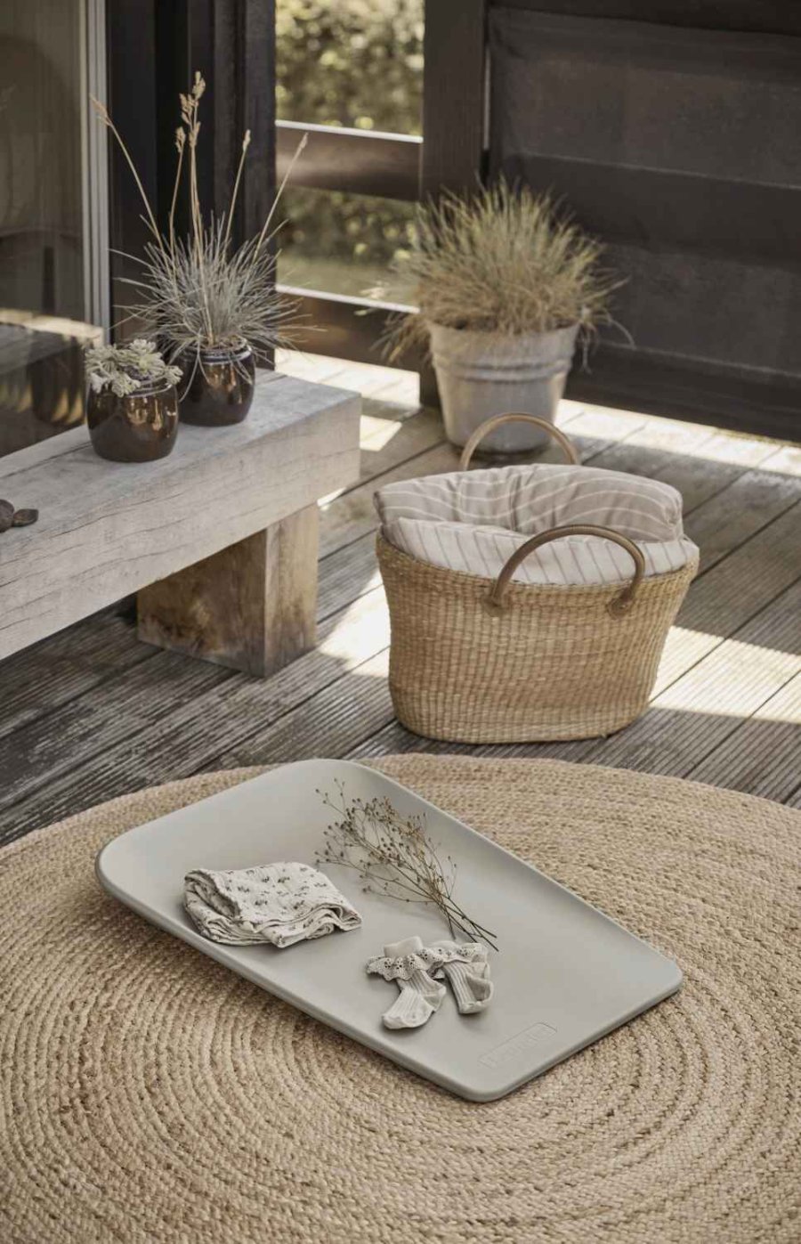 Leander Matty Mini Puslepude 68,2 cm, Sage Green