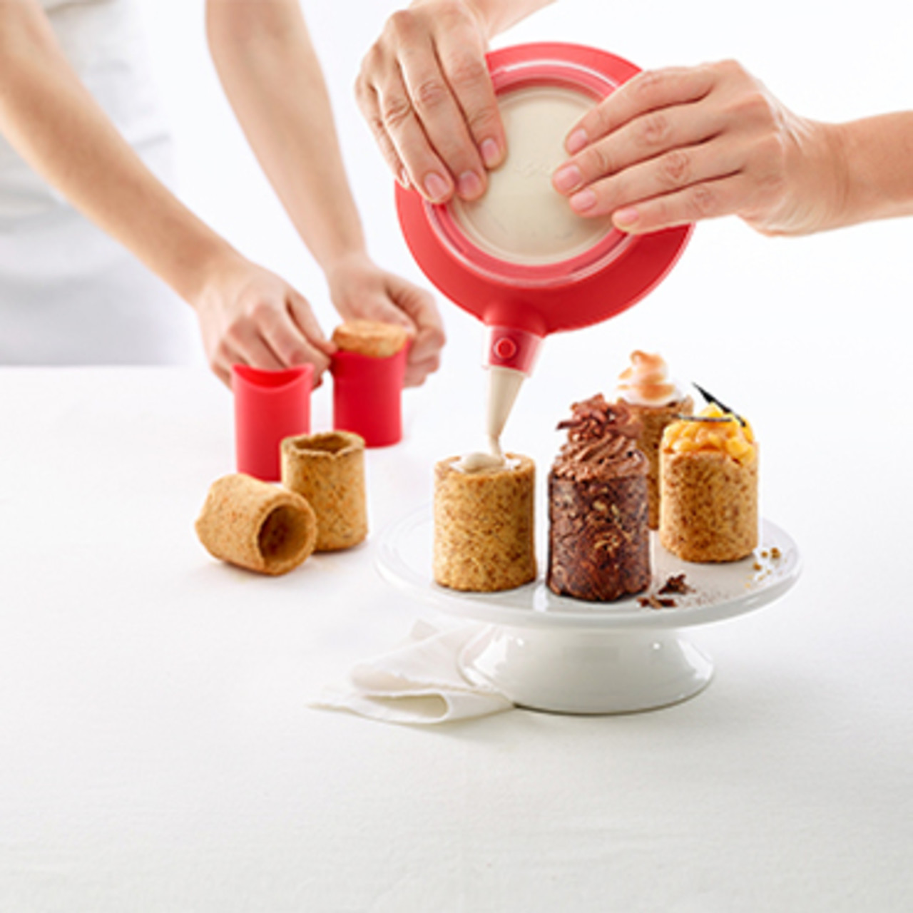 Lékué Cookie glas, gavesæt, silikone Bageforme Hjem.dk