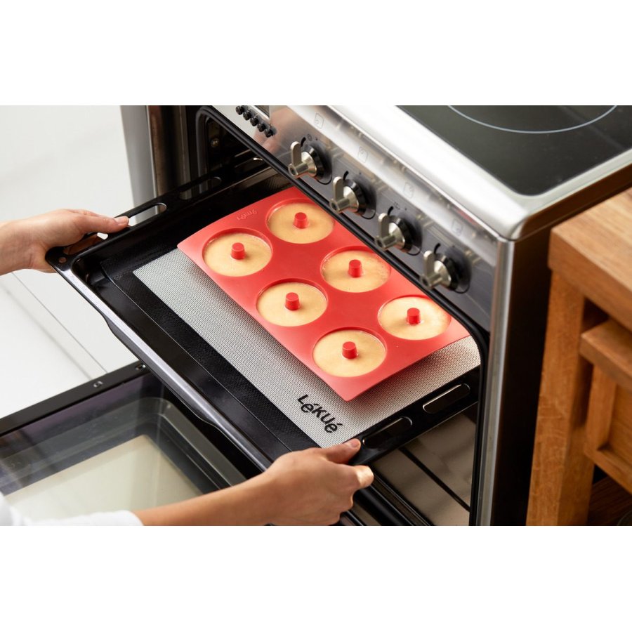 Lékué Donutform 30,5 cm, Sort