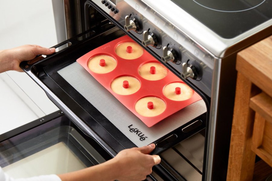 Lékué Donutform 30,5 cm, Sort