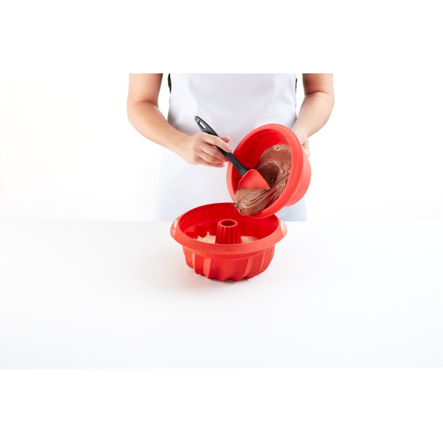 Lékué Savarin Kageform Spiral 20 cm, Rd