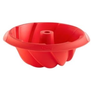 Lékué Savarin Kageform Spiral 20 cm, Rød