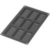 Lékué Financier Kageform 9 Huller 30 cm, Sort