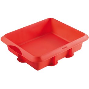 Lékué Lasagne Kageform 27 cm, Rød