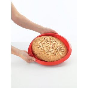 Lékué Kageform Ø24 cm, Rød