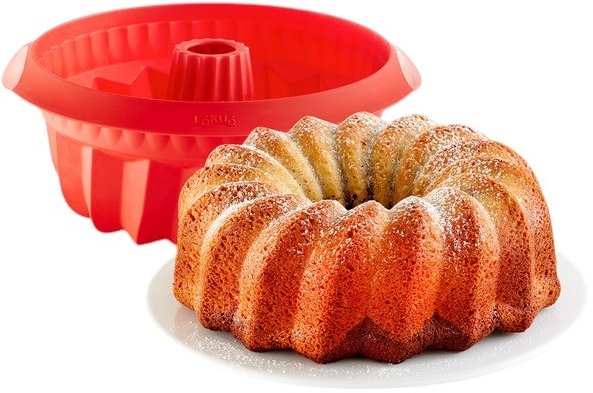 Lékué Savarin Kageform Dyb 22 cm, Rd