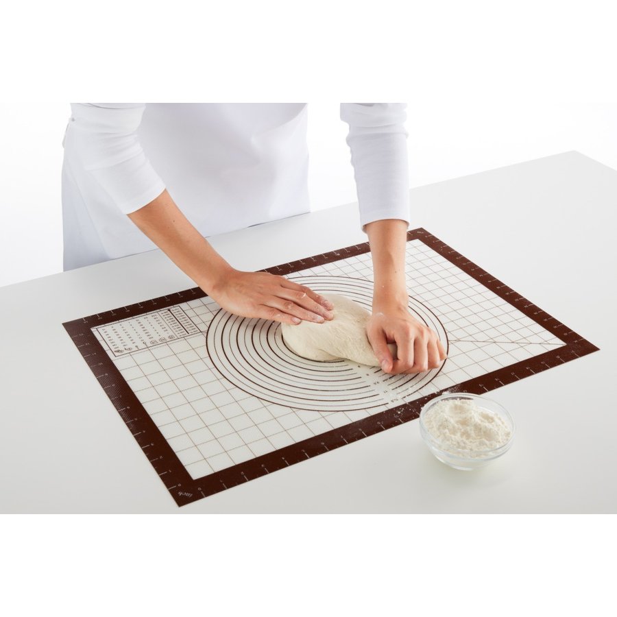 Lékué Non Stick Silikonemtte 60x40 cm, Hvid