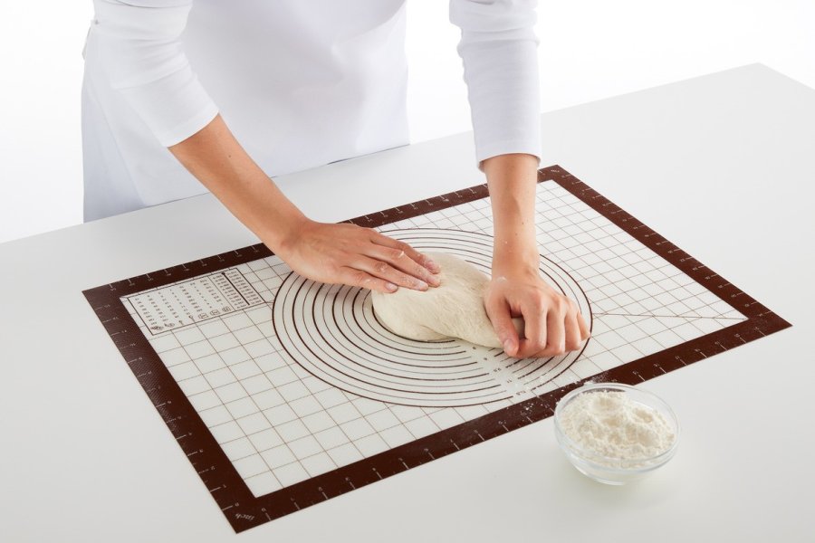 Lékué Non Stick Silikonemtte 60x40 cm, Hvid