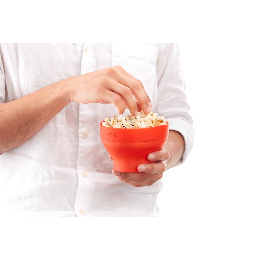 Lékué Microovn Popcorn Maker 12,9 cm, Rd