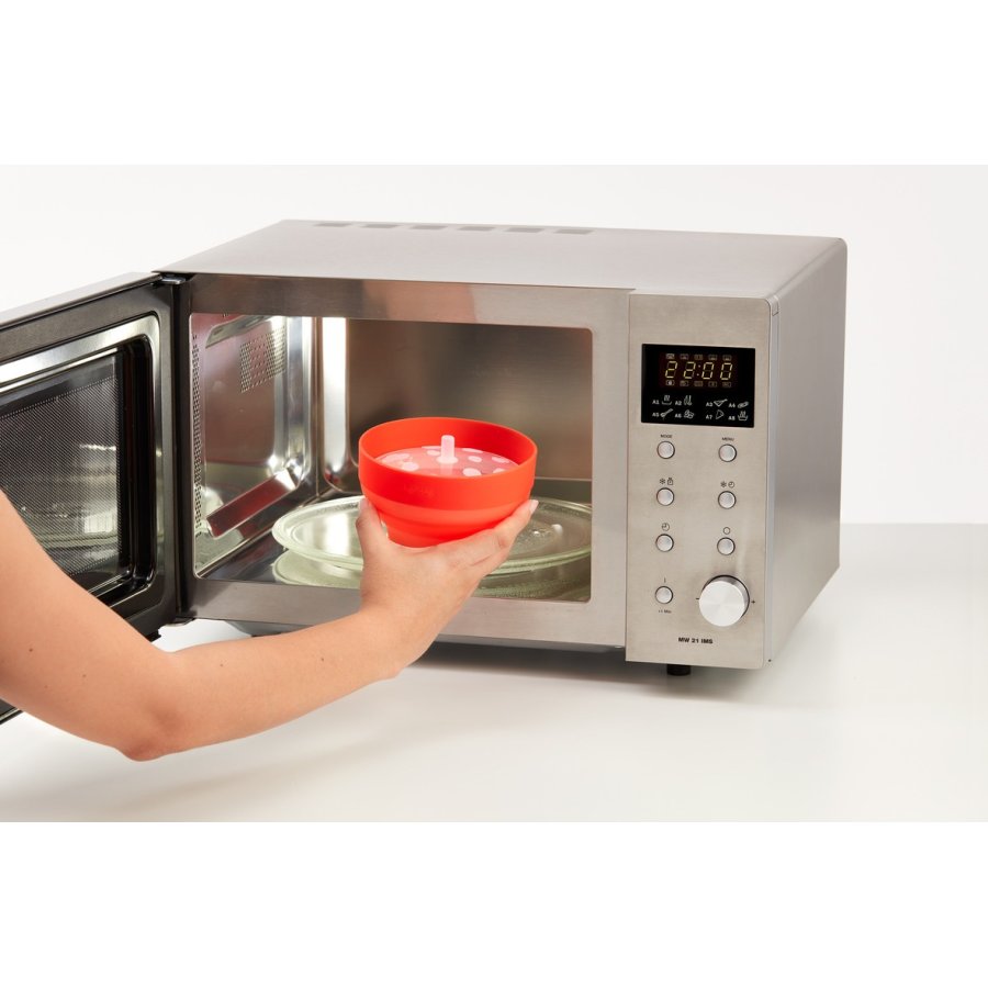 Lékué Microovn Popcorn Maker 12,9 cm, Rd