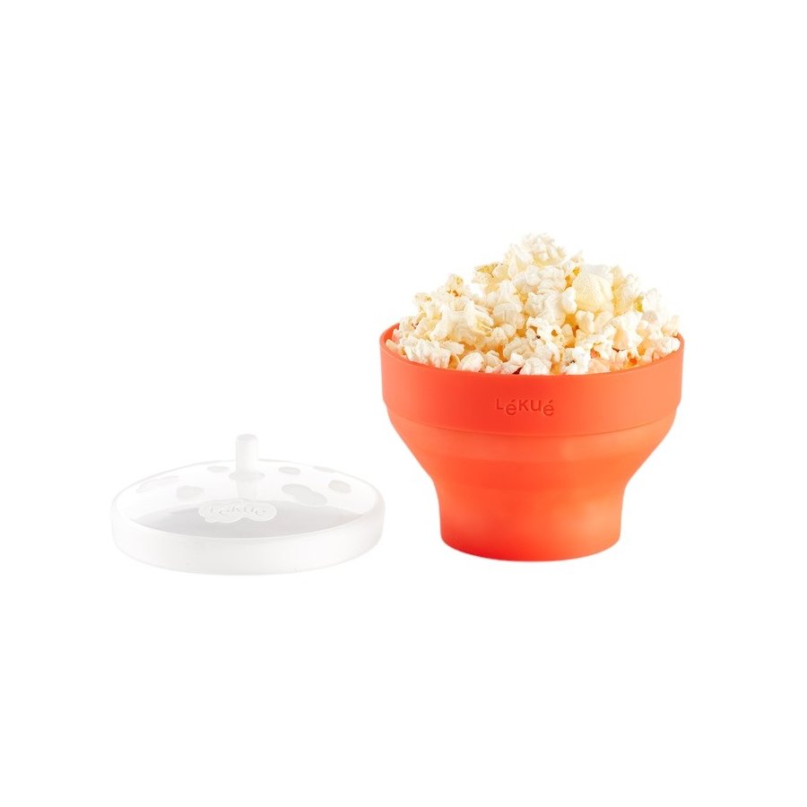Lékué Microovn Popcorn Maker 12,9 cm, Rd