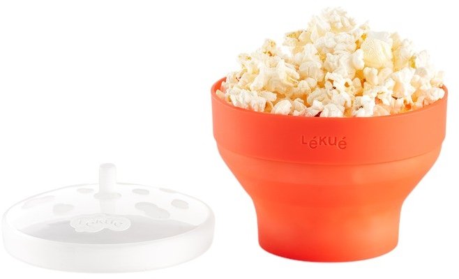 Lékué Microovn Popcorn Maker 12,9 cm, Rd