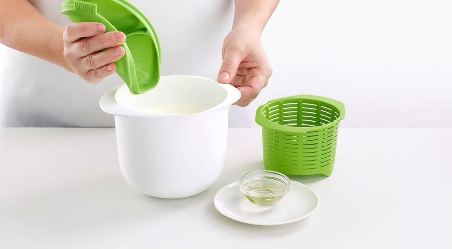 Lékué Ostemaskine 17 cm, Grn