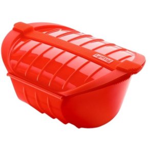 Lékué Dampenhed m. Bakke t. Mikroovn Dyb 26 cm, Rd