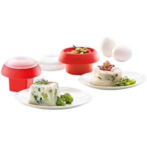 Lékué ggekoger t. Mikroovn 2 stk, Rd