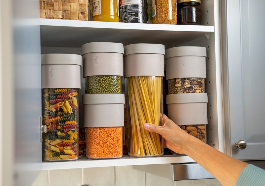 Lékué Flip Storage Opbevaringsdse 3 stk, Grn