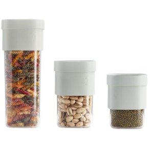 Lékué Flip Storage Opbevaringsdse 3 stk, Grn